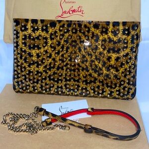 NWT CHRISTIAN LOUBOUTIN CLUTCH